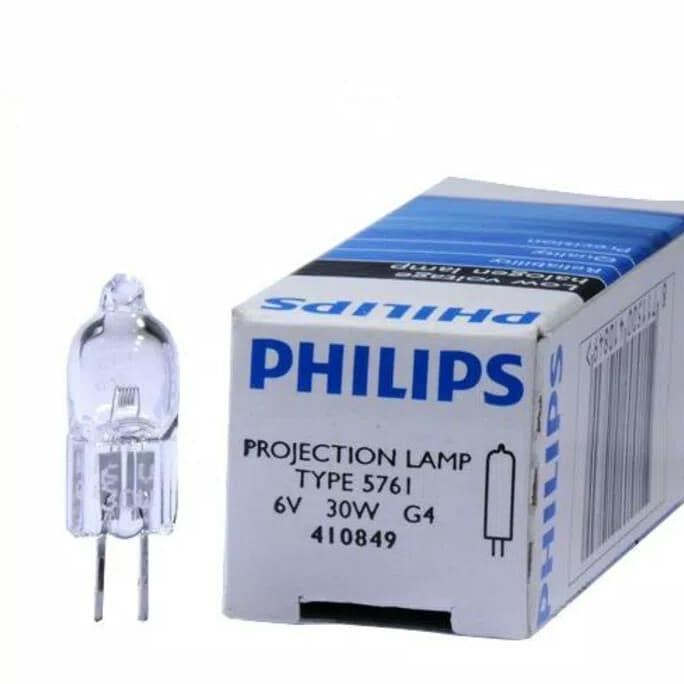 Lampu Halogen Kacang Philips 6V 30W 5761 G4