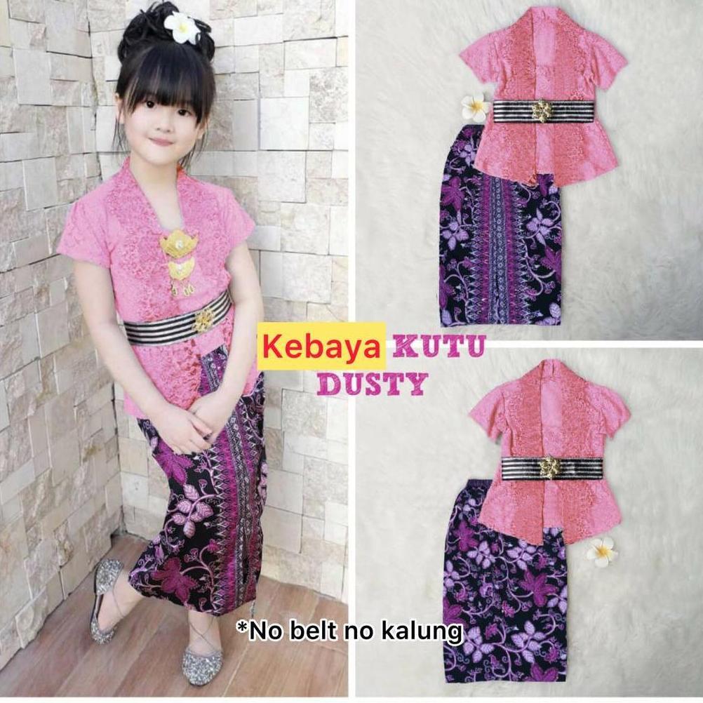Diskon Kebaya Anak Perempuan Modern Tk Sd Baju Adat Anak Cewek Umur 5-13 Tahun Seragam Kartini Sekol