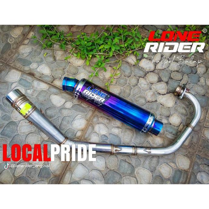 Lone Rider Orinal - SRR Slencer Bluemoon - FU FI - SATRIA F INJEKSI