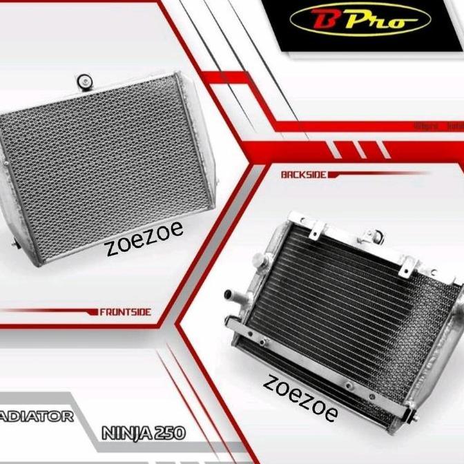 HARGA DISC - RADIATOR BPRO KAWASAKI NINJA 250 FI 250R KARBU Z250 B PRO