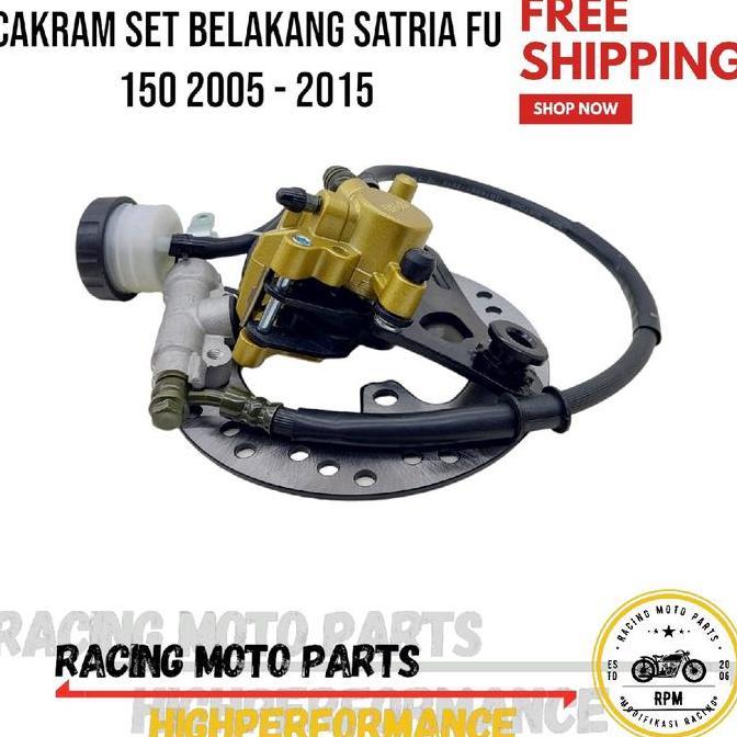 Cakram set Belakang Satria fu - Satria fu 150 2004- 2015 komplit Kampas rem kualitas Bagus