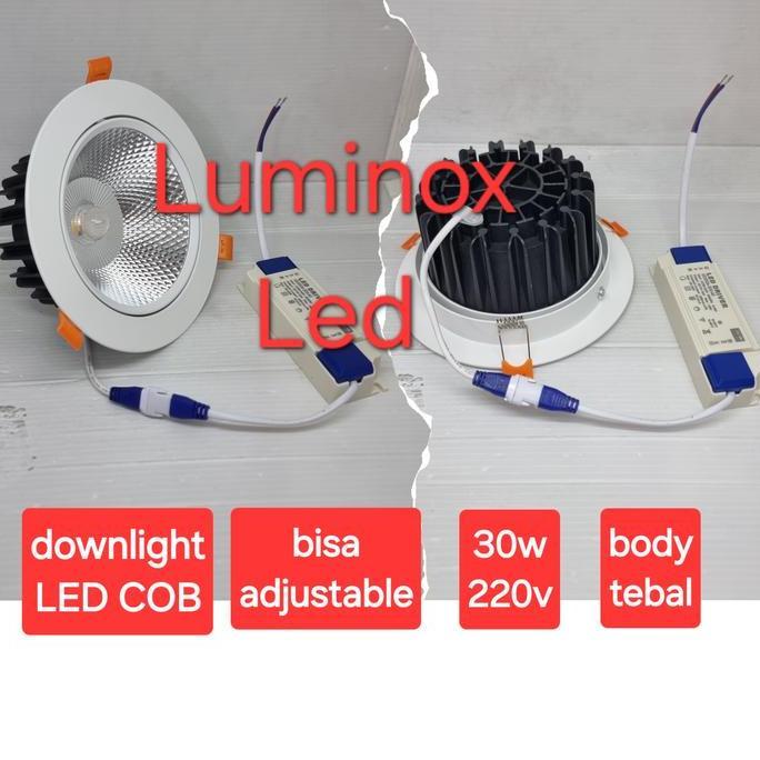 Downlight Led Cob 30W 30Watt Lampu Plafon Led 30W 30Watt 30 W 220V
