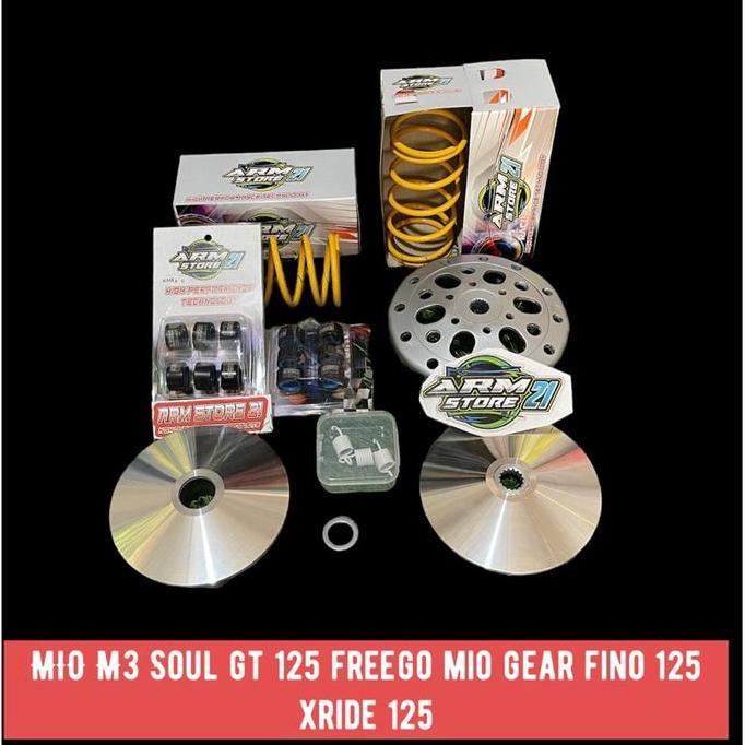FULL UPGRADE CVT M3 SOUL GT 125 FREGO MIO Z FINO 125 XRIDE 125 MIO GEAR