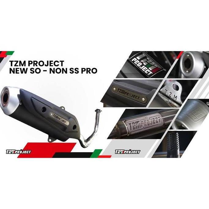 Knalpot Racing TZM Project SO SS Nmax Old/New - Aerox - Pcx 160 - Vario 160