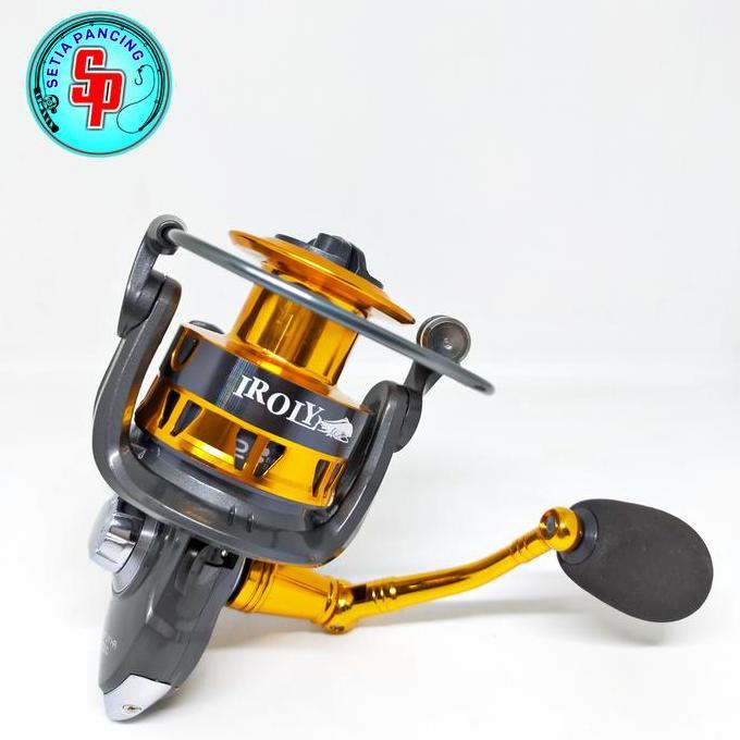TERBARU - Reel Iroly Santuy HR 2000 Power Handle