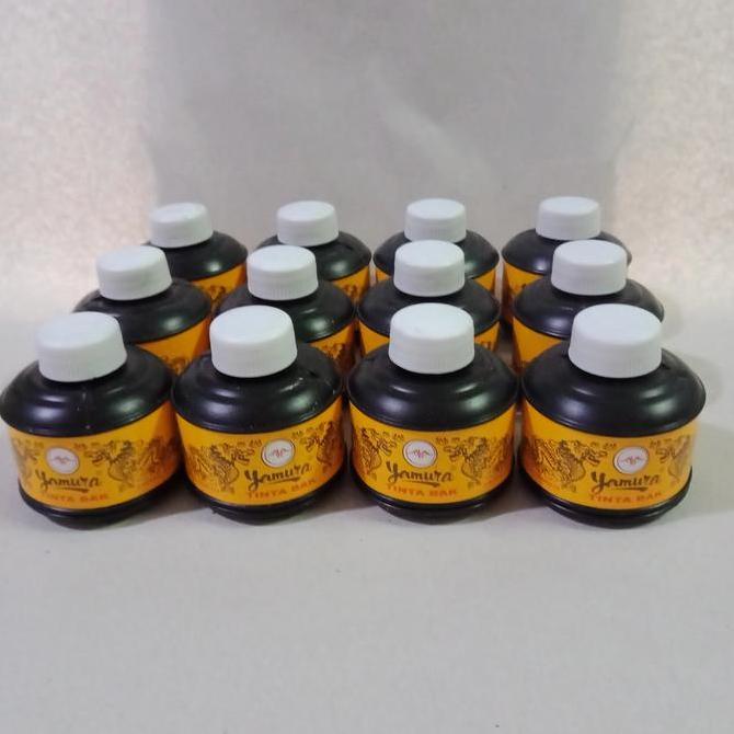 Yamura Tinta Cina Cap Naga Hitam Tinta Bak Yamura 233 Per Lusin