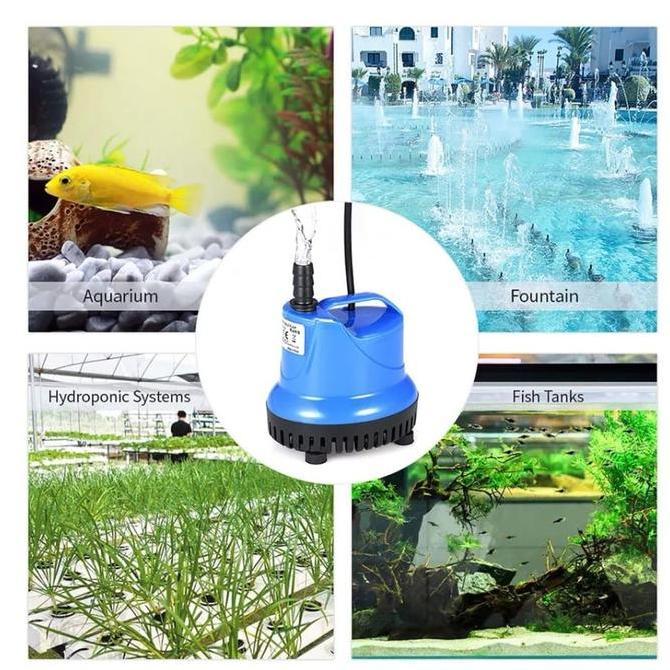 TERLARIS MESIN POMPA SUBMERSIBLE KOLAM CELUP SEDOT SIBEL TAHAN AIR- 25W 1L/H