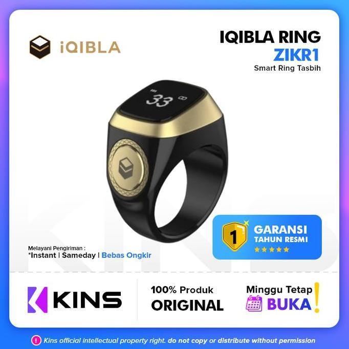 NEW IQIBLA ZIKR RING LITE - CINCIN TASBIH PINTAR (POLYESTER) ORI