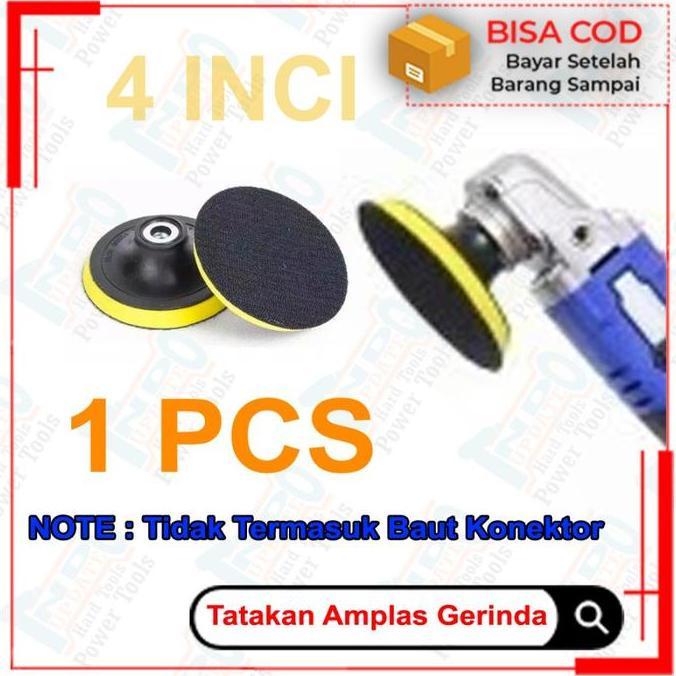 GIVICIL Tatakan Amplas Bulat Gerinda 4 inch Bantalan amplas Poles Gerinda