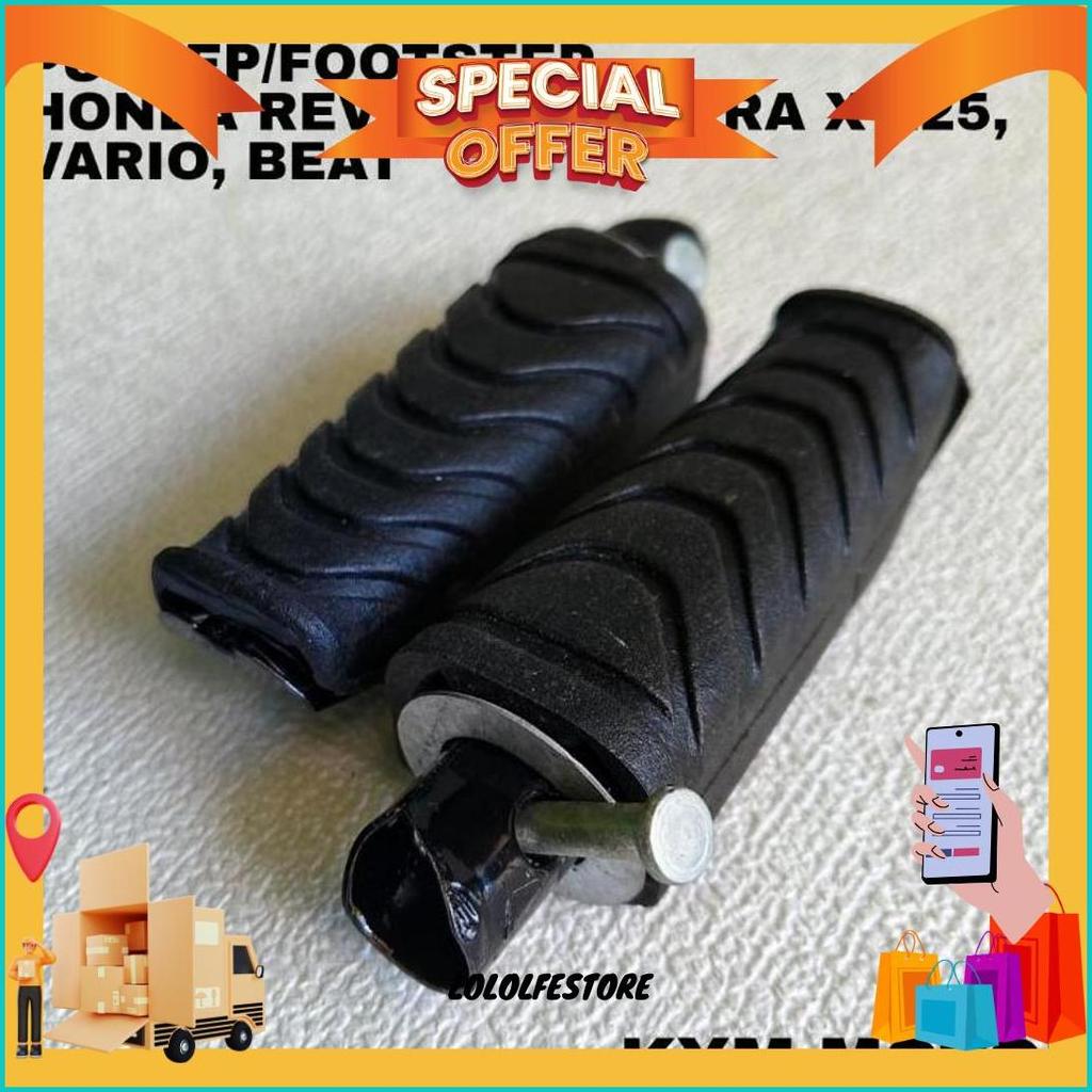 Karet Pustep Footstep Postep Pijakan Kaki Belakang Motor Revo Absolute 110 Fit Fi Supra X 125 Beat V