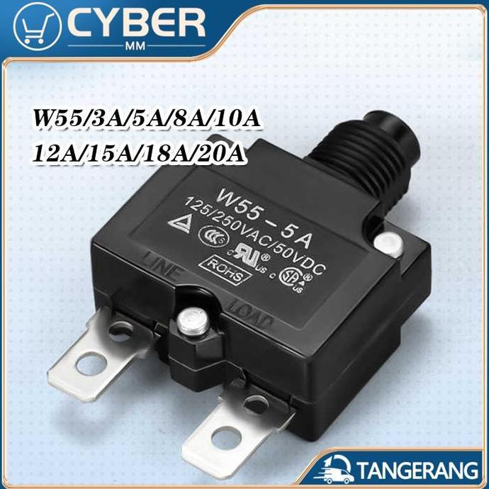 VURYOH Overload Kontaktor Untuk Kuoyuh Wokema Overcurrent Overload Protection Device 3A/5A/8A/10A/12