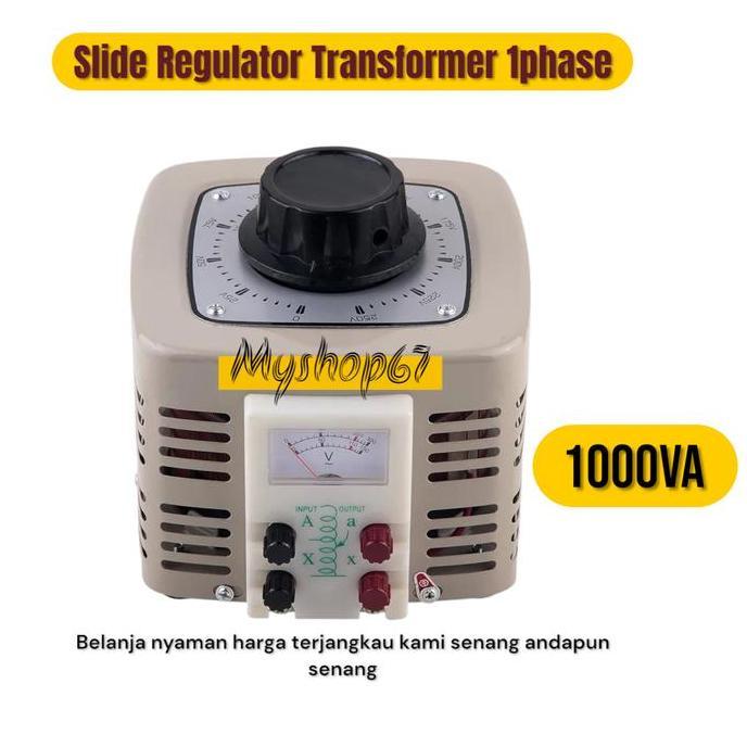 IHDADI Slide Regulator Transformer 1000VA / Transformer Regulator Slide 1000VA