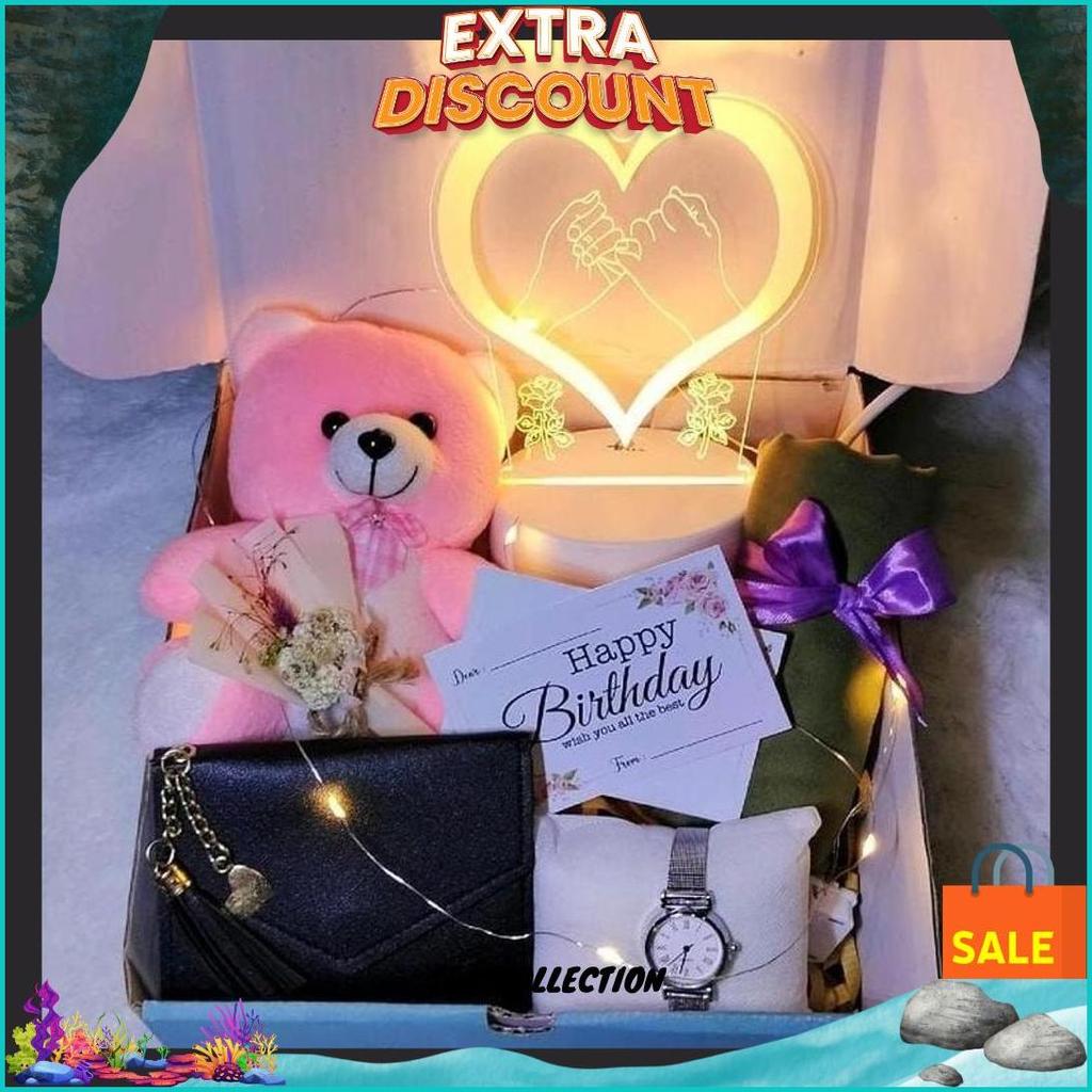 Hampers Hijab Premium / Hampers Hijab Gift Box / Hampers Cewek Ulang Tahun / Hampers Cewek Aesthetic