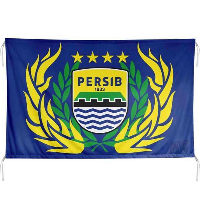 Nazhifa Printing - Bendera Persib Maung Bandung Bobotoh, Ukuran Kecil - Besar