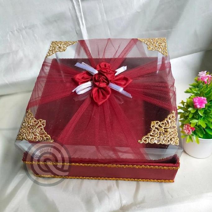 Kotak Kue Kotak Bingkisan Kotak Hantaran Seserahan Pernikahan Tile +