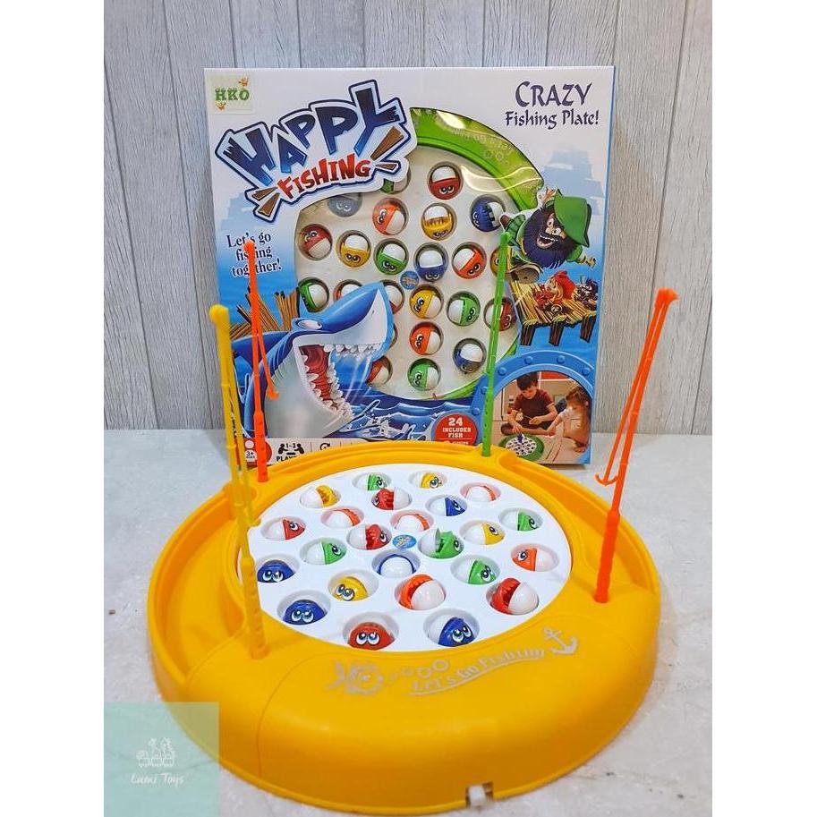 NEW MAINAN EDUKASI ANAK PANCINGAN IKAN FISHING GAME CRAZY FISHING 2821 ORI