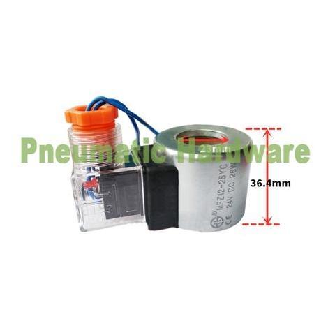 Mfz12-25Yc Mfz12 25Yc Coil Solenoid Hydraulic 24 Volt Dc 24V Kj90 Terbatas