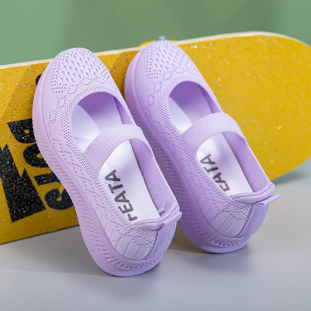 Premium Sepatu Anak Feata Type Of006 Rajut Premium Slip On Kids Nyaman & Ringan 32 - 36