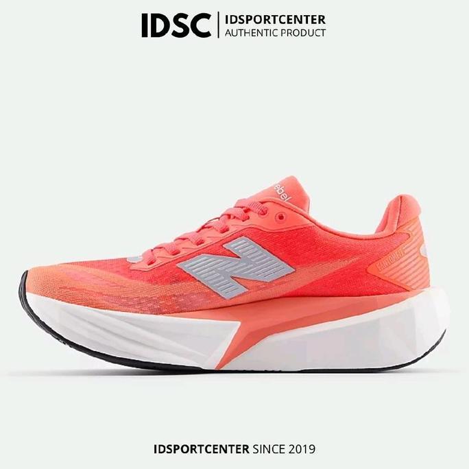 Sepatu Lari Wanita Fuelcell Rebel V5 - Urgent Red With Nb 103 White