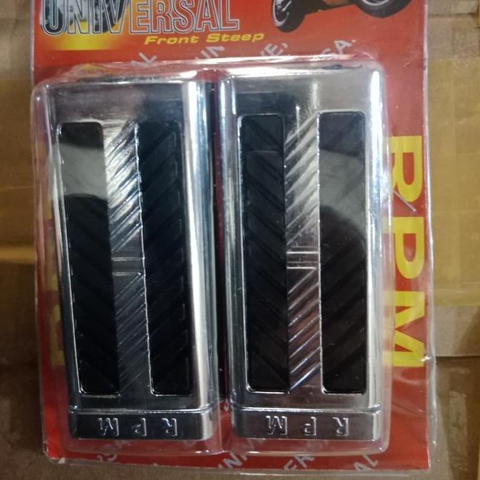 Promo Foot Step Depan Motor Bebek Bahan Besi dan Karet Variasi Universal Diskon