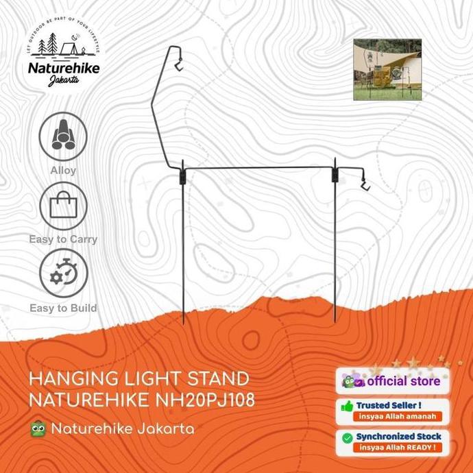 HANGING LIGHT STAND NATUREHIKE NH20PJ108 LAMP HOLDER LAMPU CAMPING