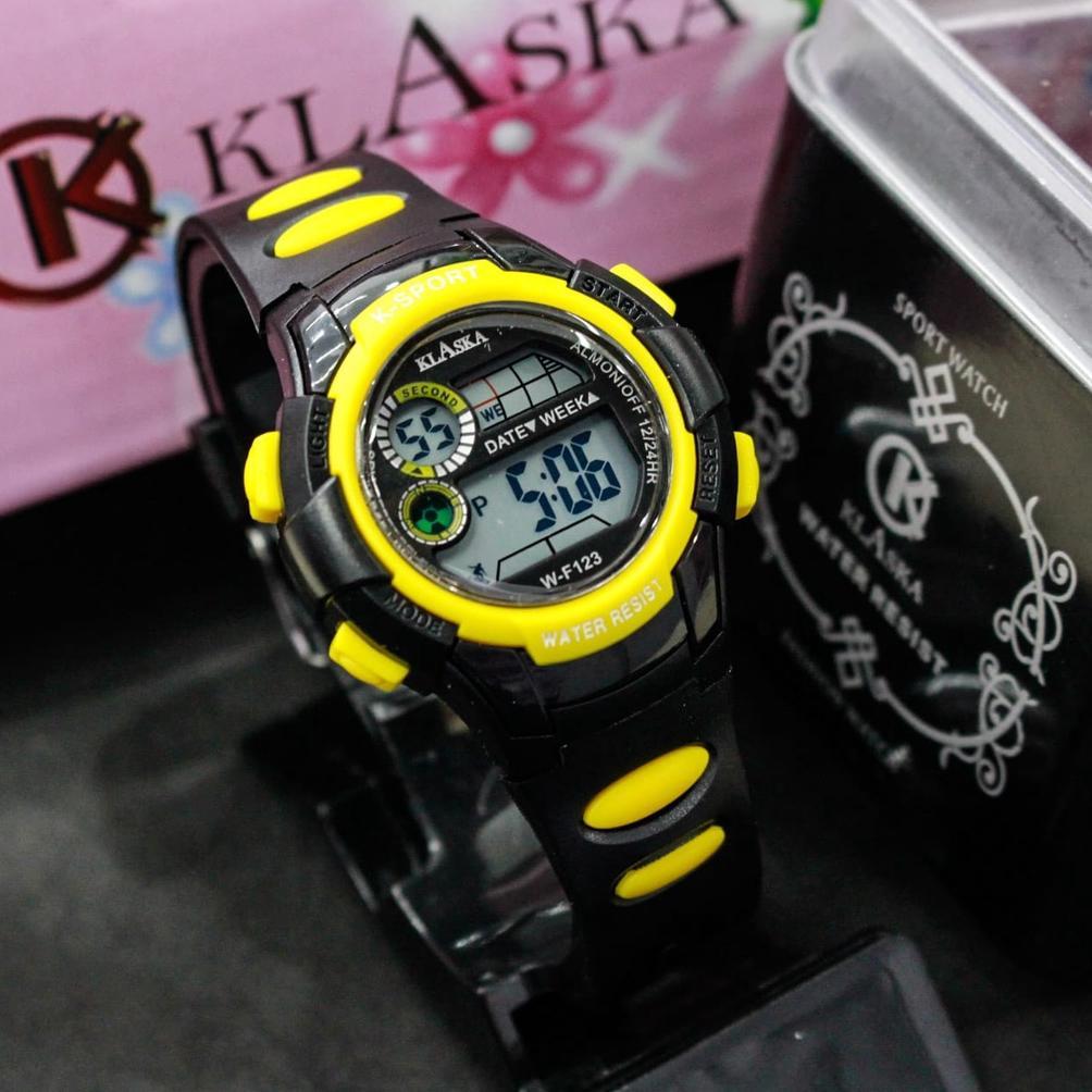 JAM TANGAN KLASKA W-F123/JAM TANGAN ANAK ANAK WANITA/PRIA LASIKA DIGITAL SPORT/JAM TANGAN SPORT WATE