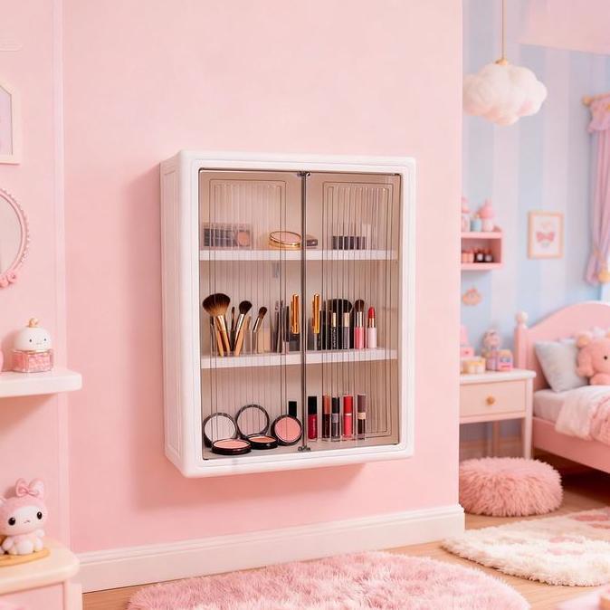 MIMIMOO Lemari Storage Dinding Acc Skincare Minimalis KS