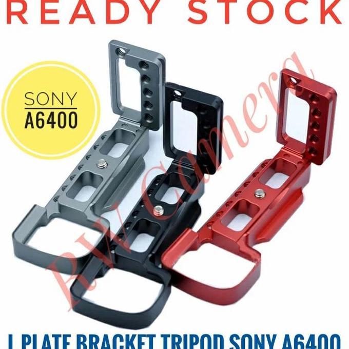 Cekrek- L Plate Sony A6400 Quick Release Plat Tripod Shape Alpha 6400 Rig