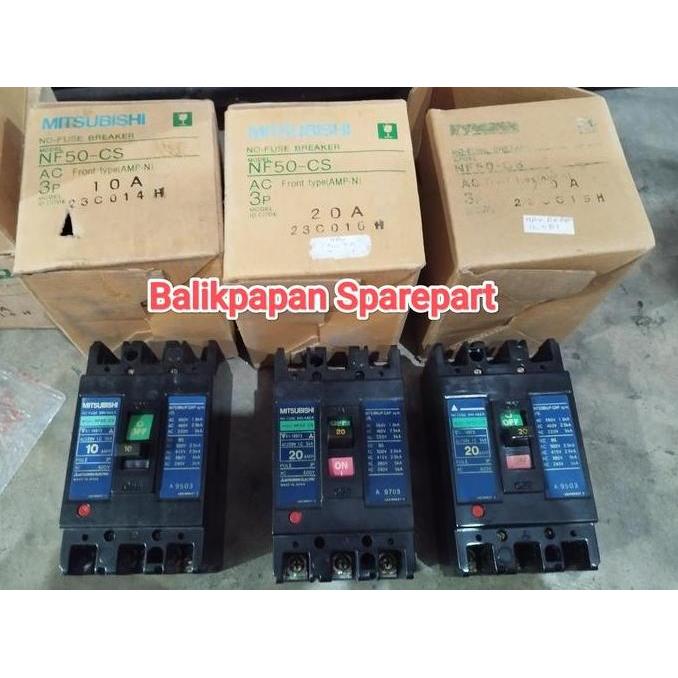 ,,,,,,,] No Fuse Breaker NFB MCCB NF50-CS 3P 3 pole 10A 20A 10 20 A