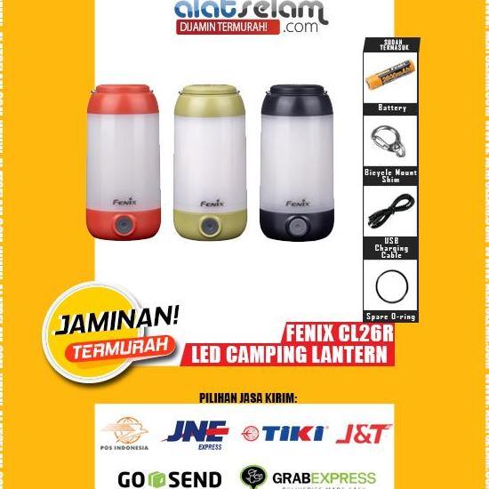 Senter Hiking / Senter Camping / Senter Climb Fenix CL26R 400 Lumens