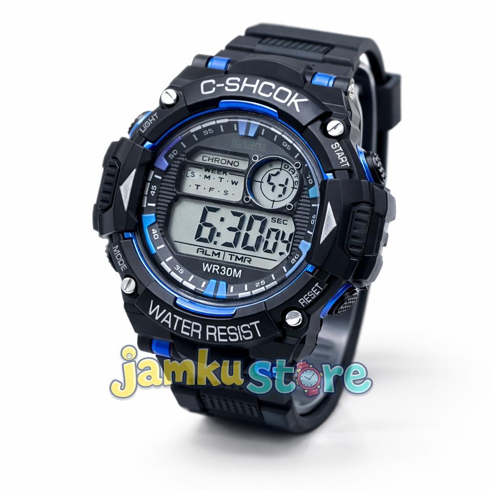 PALING DICARI Jam Tangan Pria Digital Tahan Air Sport C-Shock