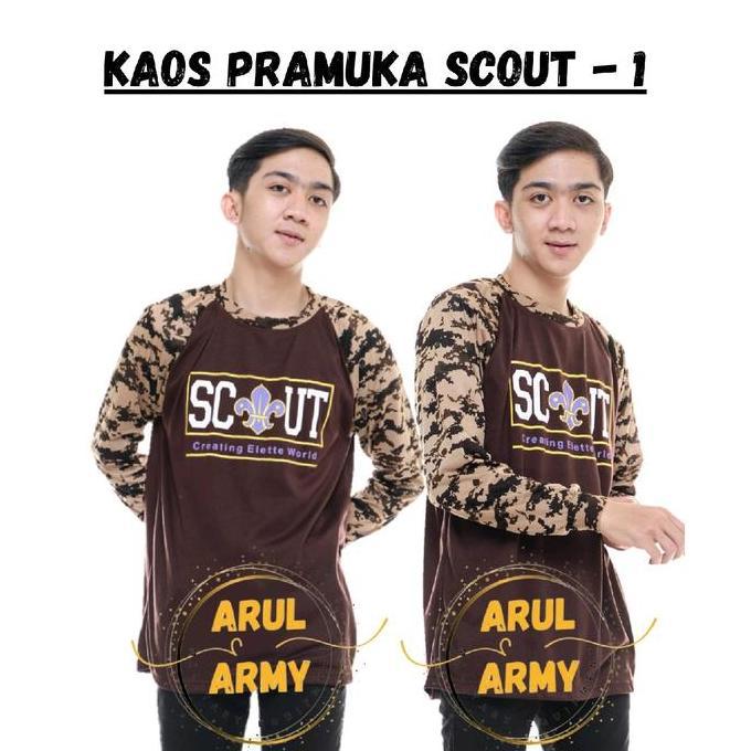 COD GROSIR BAJU KAOS PDL PRAMUKA LAPANGAN SCOUT REGLAN KAOS LAPANGAN BAJU PRAMUKA LORENG PRAMUKA KAO
