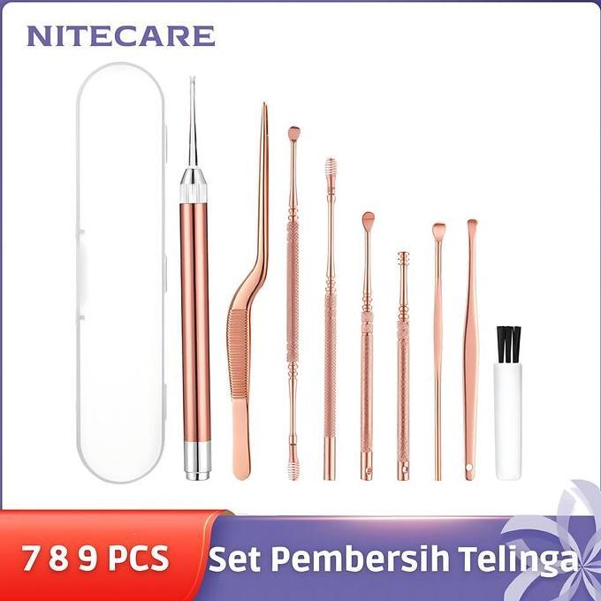Set Korek Kuping Alat Pembersih Telinga Aman untuk Bayi atau Dewasa