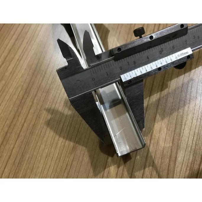 List U Shape Stainless Plat Siku Profil U Shape Stainless Steel 300 cm