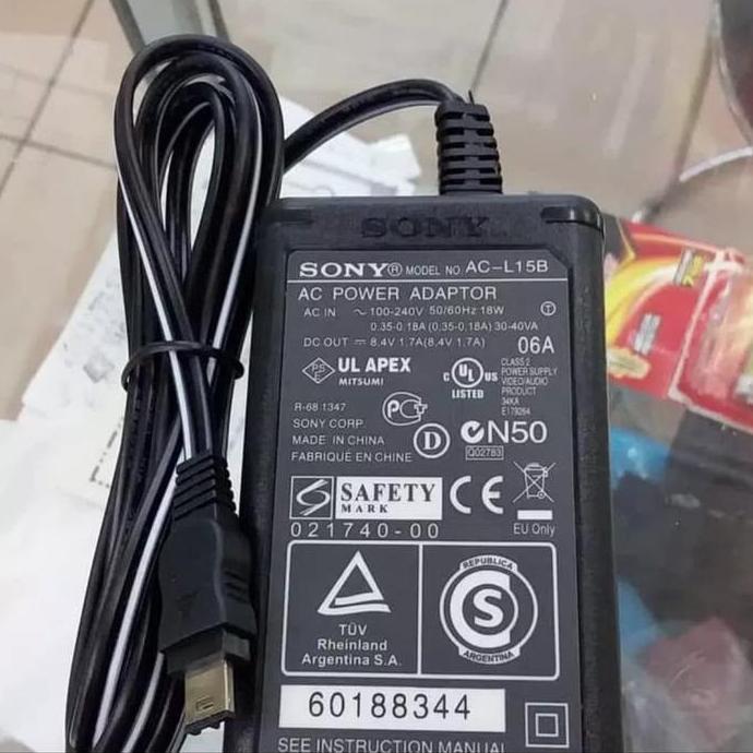 TERMURAH - charger adaptor handycam SONY DCR SD1000