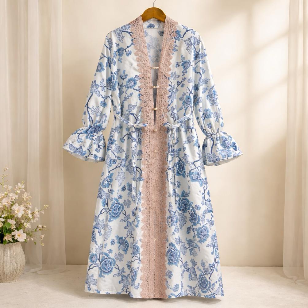 OFFICIAL TUNIK BATIK PUTIH TUNIK BATIK RENDA TUNIK BAJU WANITA