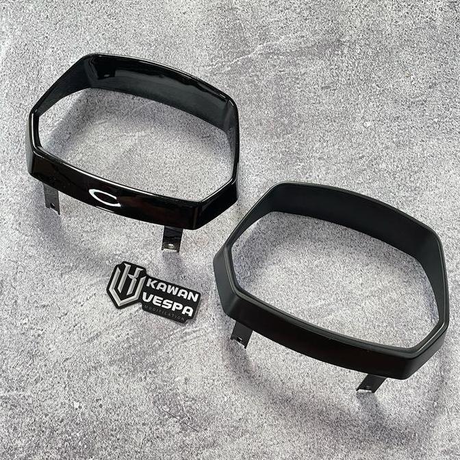 List Headlamp Lampu utama Vespa Sprint S LED Black Gloss - Matt Abs