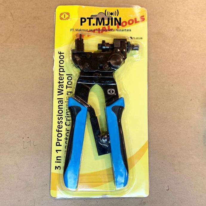 Tools Compression 3 in 1 Waterproff Connector RCA,BNC, dan F