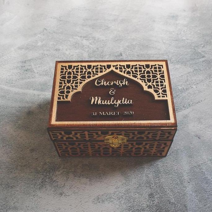 Ring Box Rustic 20x15cm / Kotak Mahar Seserahan / Seserahan Rustic