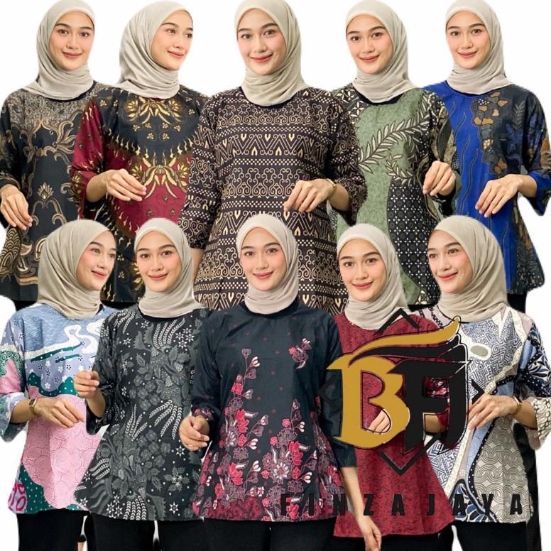 Limited Baju Batik Wanita | Atasan Batik Wanita Kerja | Batik Kerja Size M L Xl Xxl