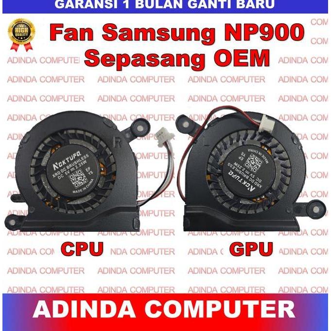 HARGA DISC - Fan Samsung NP900 NP900X3C NP900X3D NP900X3E NP900X3B NP900X3F Sepasang