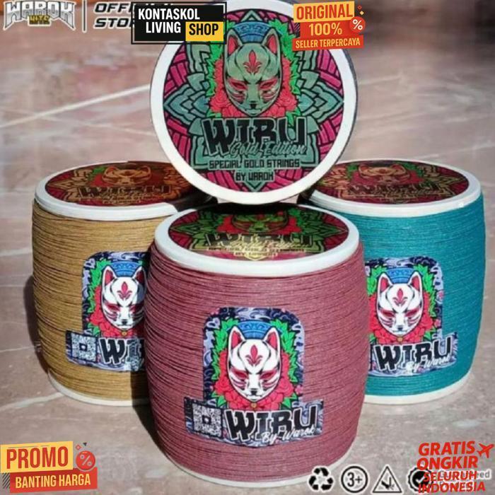 Terlaris Gelasan Wibu Original 100% Warok Combat Senar Matot Gold