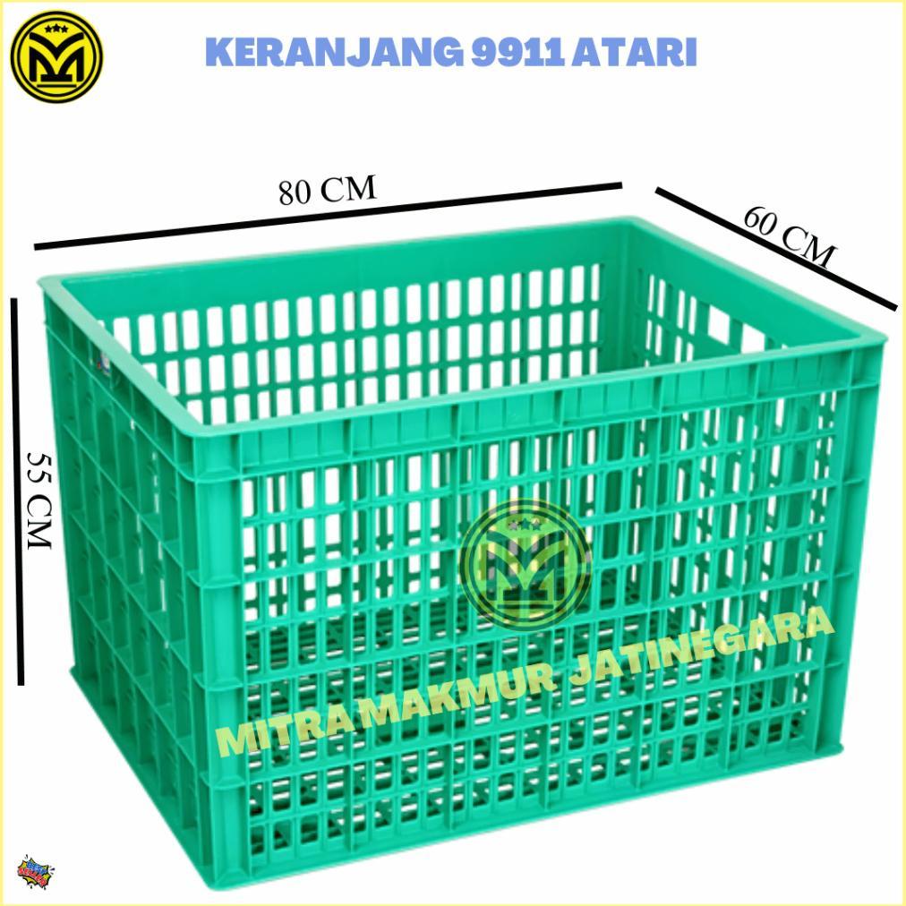 SALE KERANJANG INDUSTRI JUMBO 9911 2225 LR / CONTAINER INDUSTRI RODA / KRAT PLASTIK JUMBO