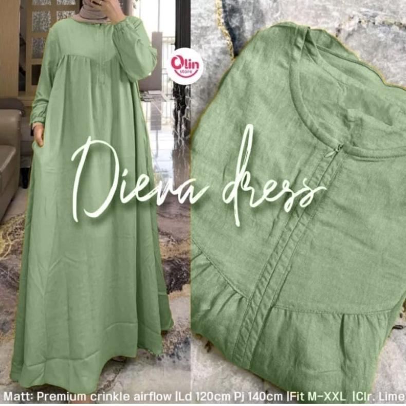 CUCI GUDANG DIERA DRESS -GAMIS DIERA DRES BTG TERBARU //Gamis terbaru //gamis kekinian