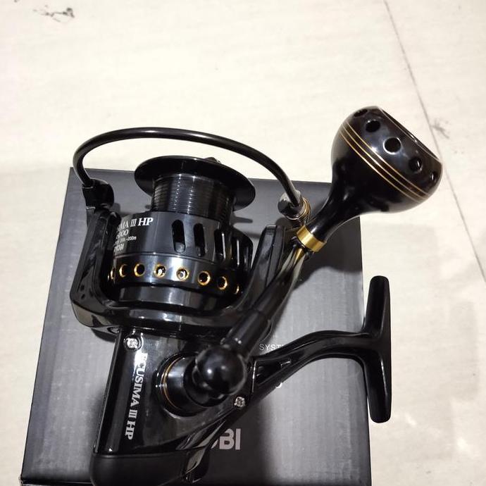 reel ryobi ecusima III hp pilihan 6000 atau 8000 power handel