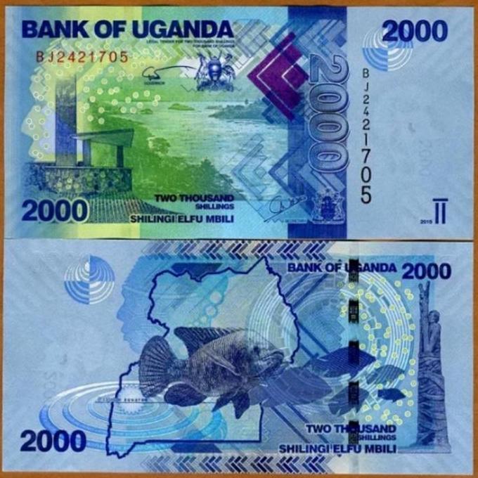 Uganda 2000 Shillings 2015