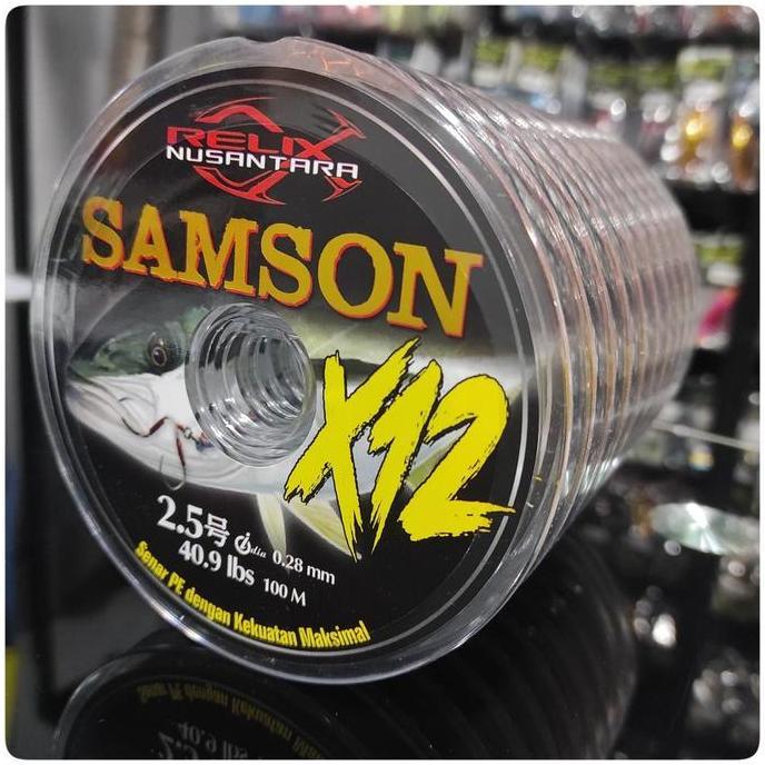 SENAR PANCING PE | Relix Nusantara Samson X12 100 Meter 10 Roll Connecting Senar Pancing Reel