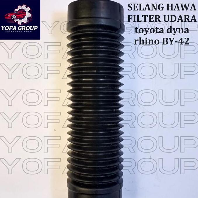 SPAREPART MOBIL Selang Hawa Panjang Toyota Dyna Rino BY-41, BY-42, PS-115 Selang Hawa Filter Udara L