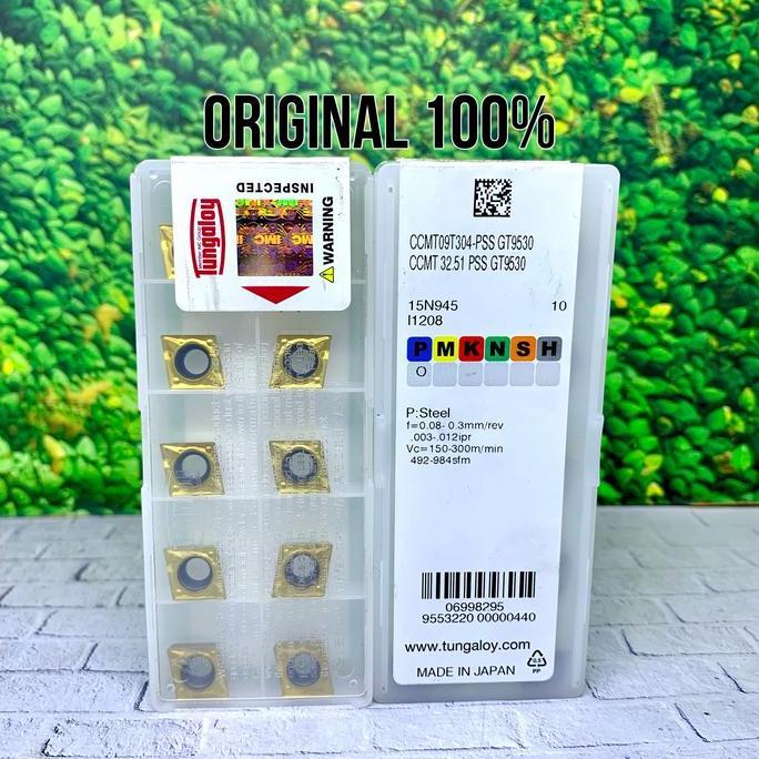 Insert CCMT 09T304 Original Tungaloy baru CCMT 09 T3 04 CCMT09T304