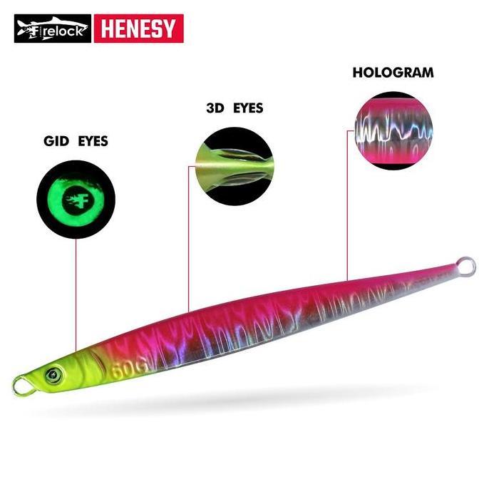 UMPAN PANCING | METAL JIG GID 40g - FIRELOCK HENESY 40 GRAM